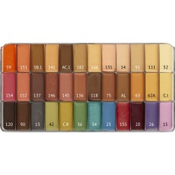 5 Palettes de 36 fards 