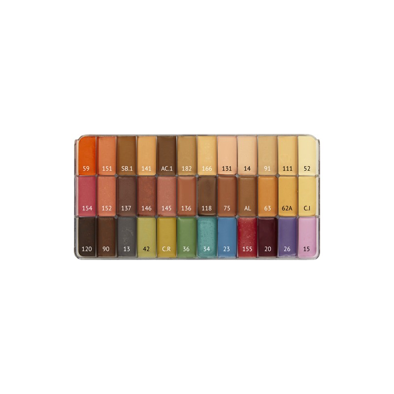 5 Palettes de 36 fards 