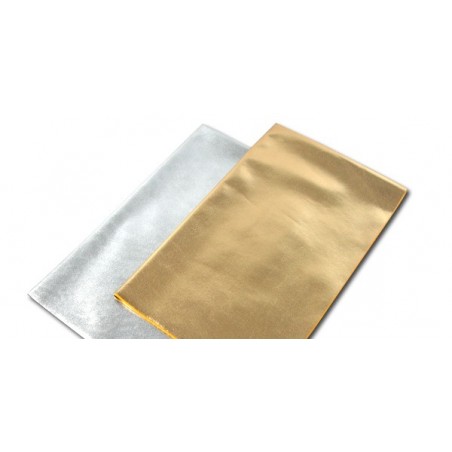 Lotto di 2 foulard ORO e ARGENTO