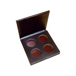 Palette aimantée simili cuir vide - 4 godets