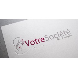 Création de logo conseillère en image rose